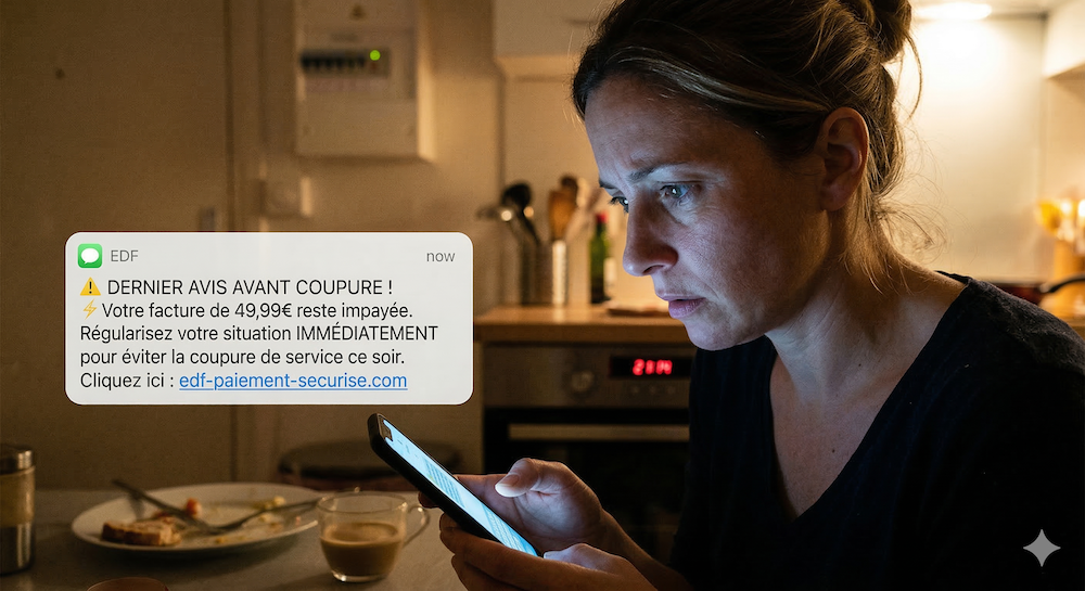 EDF : attention aux faux avis de coupure pour facture impayée